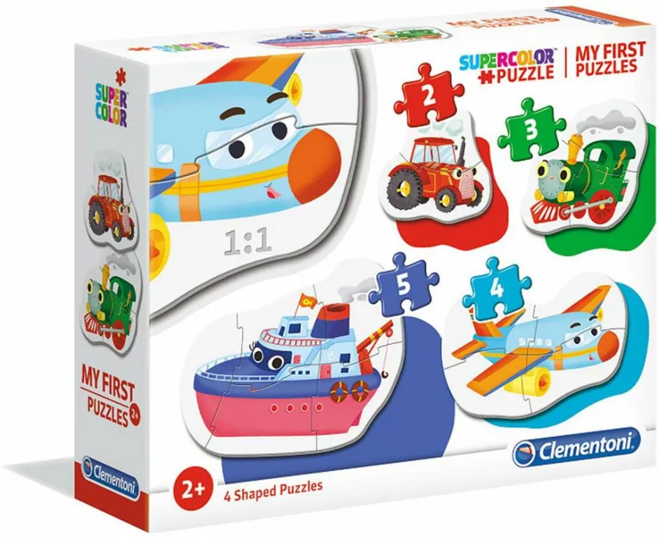 Clementoni. Moje pierwsze puzzle. Transport - tantis.pl