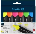 Zestaw zakreślaczy Schneider Job 6 szt - tantis.pl
