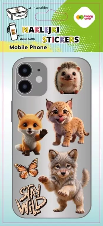 Naklejki Wild Animals 90x205 HAPPY COLOR - tantis.pl