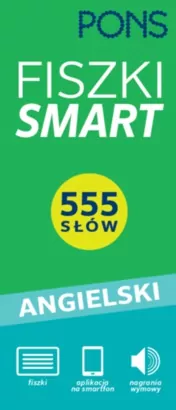 Fiszki Smart 555 słów. Angielski - tantis.pl