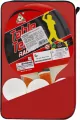 Rakietki do ping-ponga + 3 piłki pokrowiec - tantis.pl