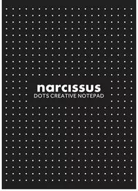 Blok A4/80K Narcisuss kropki czarny - tantis.pl