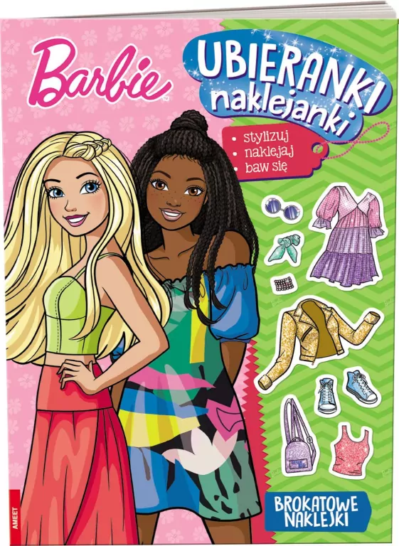 Barbie. Ubieranki, naklejanki - tantis.pl