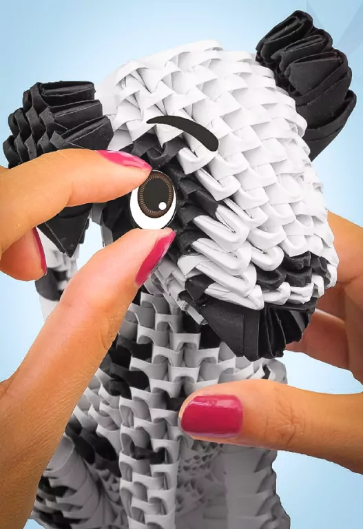 Origami 3D dalmatyńczyk/dalmatian - tantis.pl