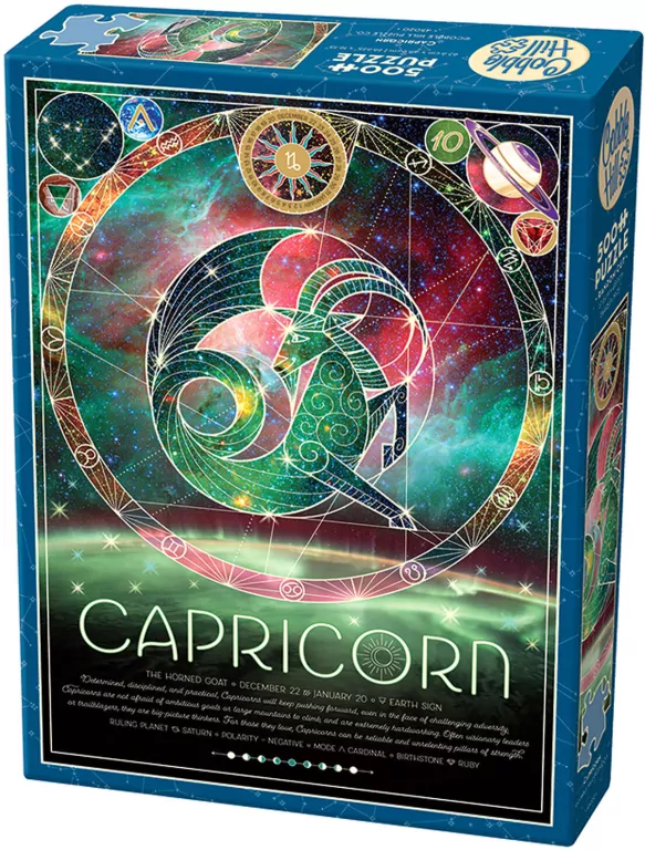 Puzzle 500 Znaki zodiaku: Koziorożec - tantis.pl