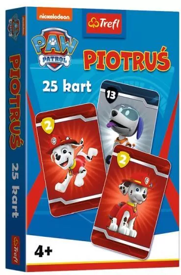 Karty Piotruś. Psi Patrol - tantis.pl