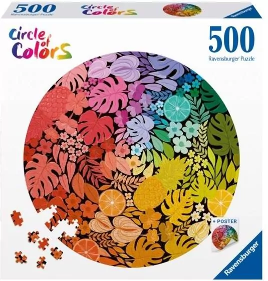 Puzzle 500. Paleta kolorów. Tropiki - tantis.pl