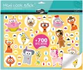Zestaw naklejek Maxi Book Stick Przebrane zwierzęta - tantis.pl