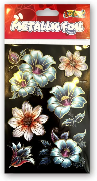 Naklejki foliowe Metalic Double Flowers PENMATE - tantis.pl