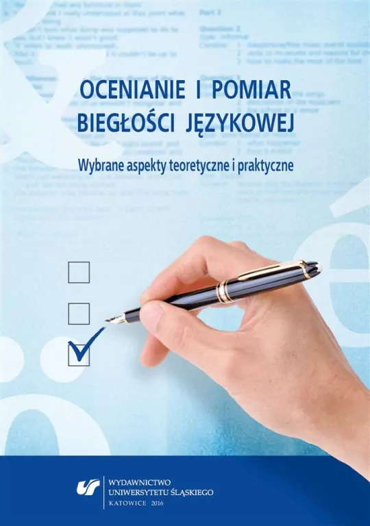 Ocenianie i pomiar biegłości językowej - tantis.pl