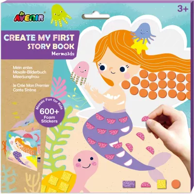 Książeczka z mozaikami. Syrenki