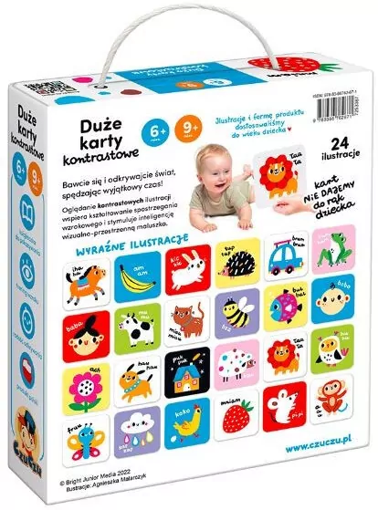 CzuCzu. Duże karty kontrastowe - tantis.pl