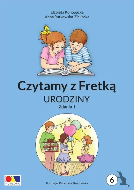Czytamy z Fretką. Urodziny. Zdania 1. Cz.6 - tantis.pl