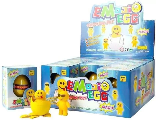 Emojio egg growing pet, rosnący emotek w jajku - tantis.pl