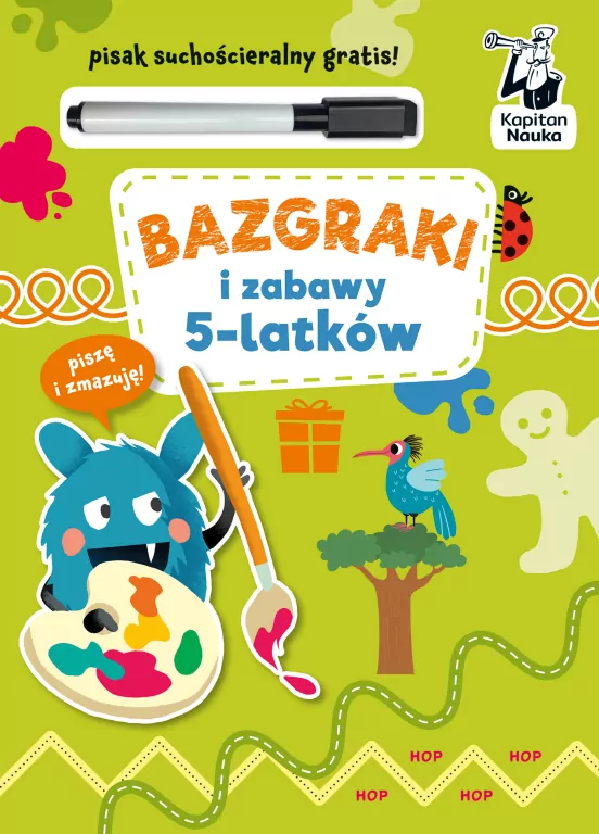 Bazgraki i zabawy 5-latków. Kapitan Nauka - tantis.pl