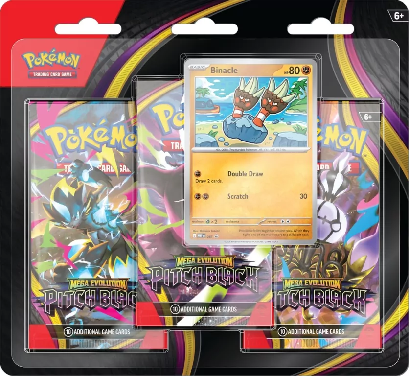 Pokemon TCG: ME 05 3-Pack Blister - tantis.pl