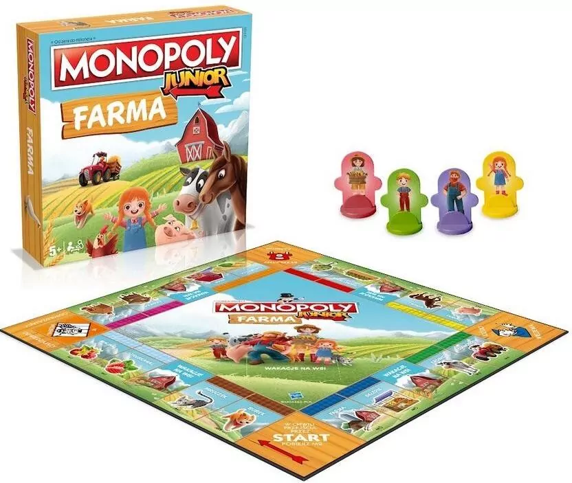 Monopoly Junior Farma - tantis.pl