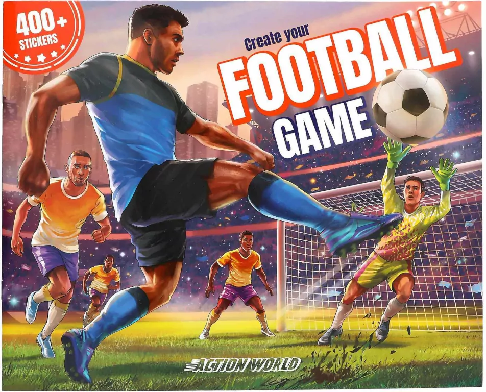 Zestaw z naklejkami Football 14207A - tantis.pl