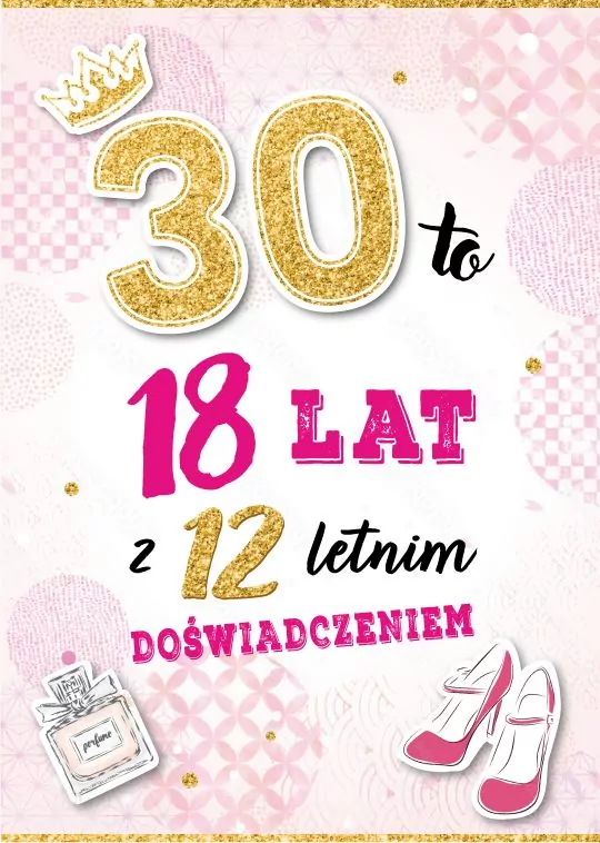 Karnet Urodziny 30 - tantis.pl