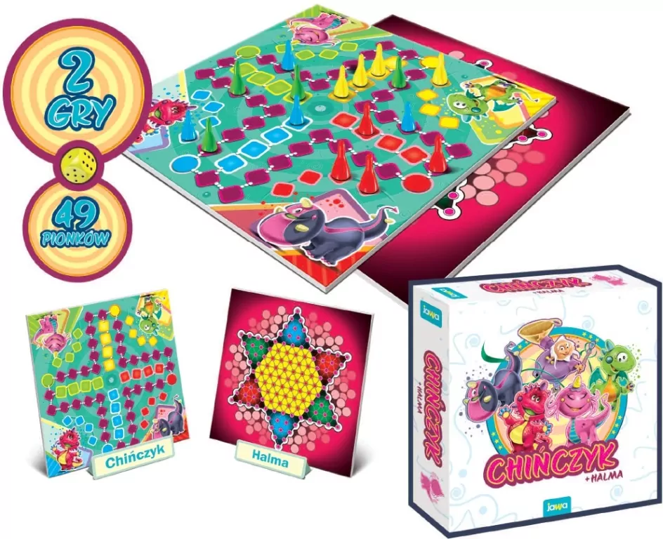 Chińczyk + Halma - tantis.pl