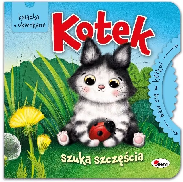 Kotek szuka szczęścia. Baw się w kółko - tantis.pl