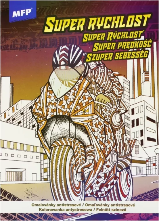 Kolorowanka antystresowa Super prędkość - tantis.pl