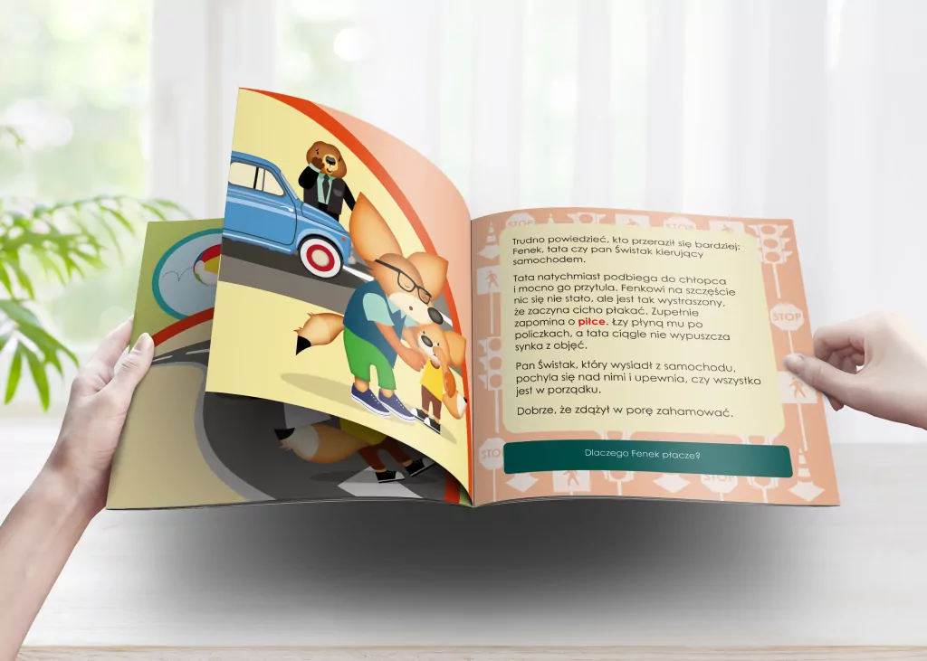 Ruch drogowy. Bezpieczeństwo. Przygody Fenka - tantis.pl