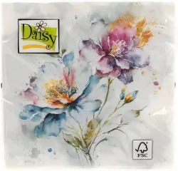 SERWETKA PAP 3W 330X330 KWIAT 41201 PM OP