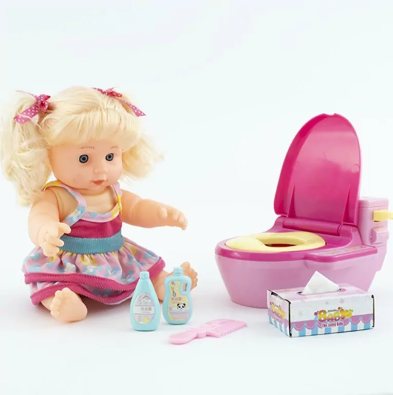 Lalka 25cm z akcesoriami i nocnikiem - tantis.pl