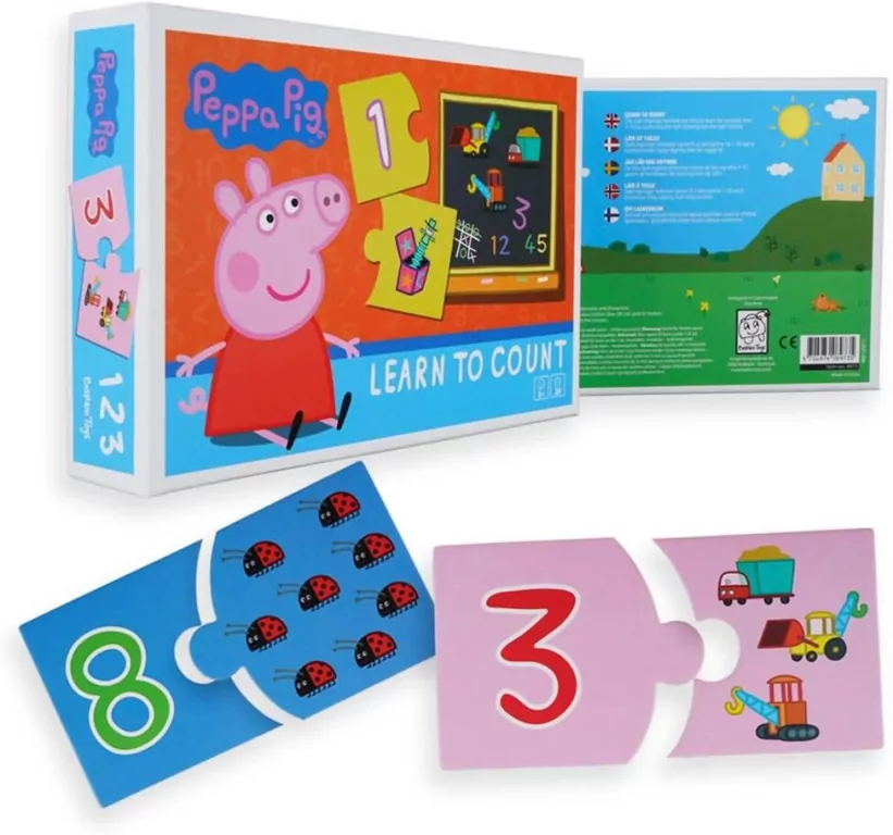 Puzzle 10 układanek  Świnka Peppa - tantis.pl