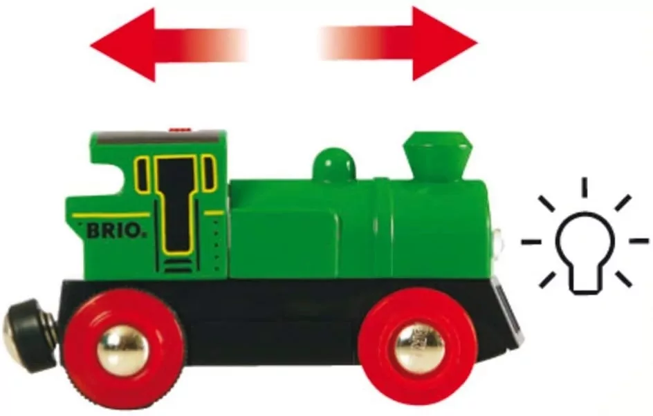 Brio. Parowóz zielony. 33595 - tantis.pl