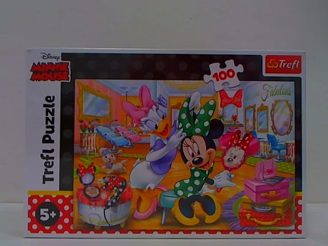 Puzzle 100. Minnie w salonie kosmetycznym - tantis.pl