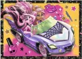Puzzle 4w1 Elektryzujący dzień Monster High TREFL - tantis.pl