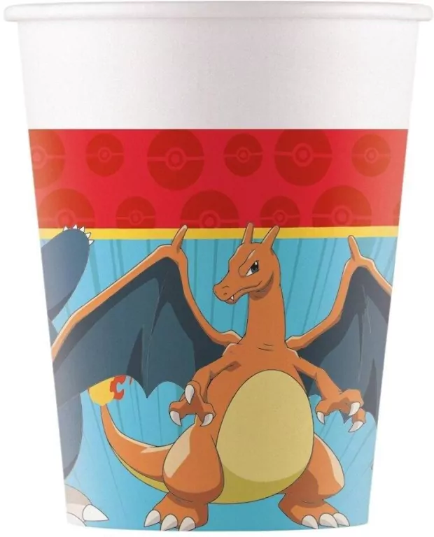 Kubeczki papierowe Pokemon 200ml - tantis.pl