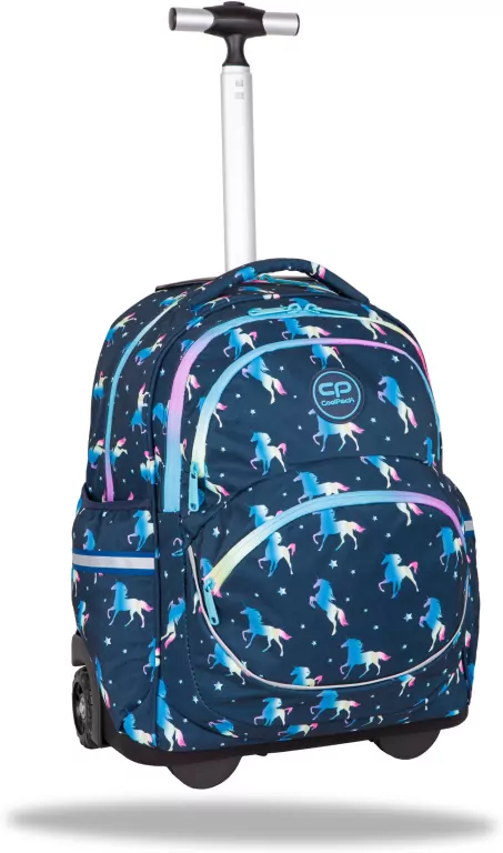 Coolpack. Plecak 2-komorowy na kółkach. Blue Unicorn - tantis.pl