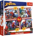Puzzle 4w1. Spider-Man. Marvel. TREFL - tantis.pl