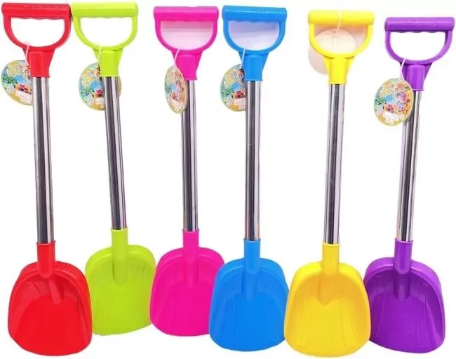 Łopatka do piasku aluminium 47cm mix - tantis.pl