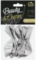 Balony Beauty&Charm platynowe/srebrne 12"/ - tantis.pl