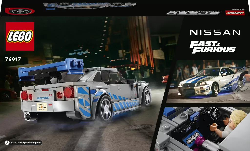 LEGO® Speed Champions. Nissan Skyline GT-R (R34) z filmu „Za szybcy, za wściekli”. 76917 - tantis.pl