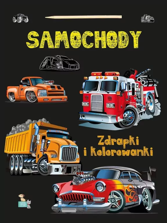Zdrapki i kolorowanki. Samochody - tantis.pl