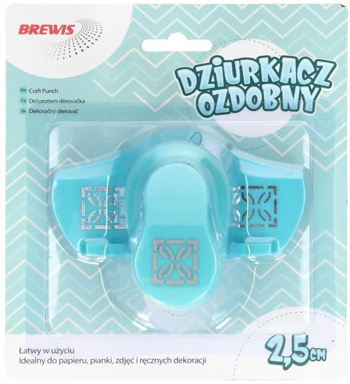 Dziurkacz ozdobny brzegowy - Rozeta 2,5cm - tantis.pl