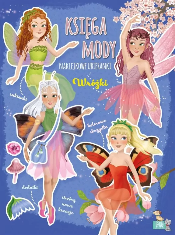 Wróżki. Księga mody. Naklejkowe ubieranki - tantis.pl