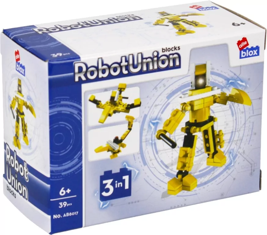 Klocki konstrukcyjne. Robot. 39 elementów - tantis.pl
