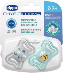Smoczek uspokajający PhysioForma Light nieb 2-6m
