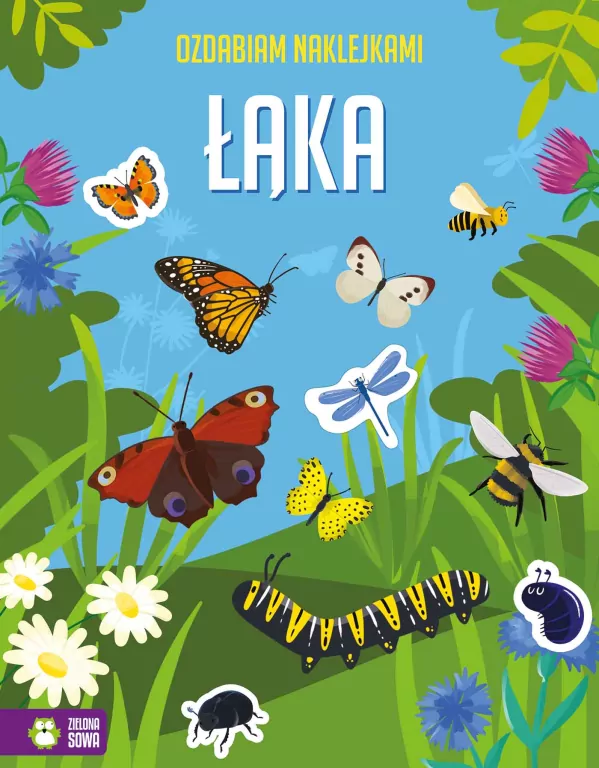 Łąka. Ozdabiam naklejkami - tantis.pl