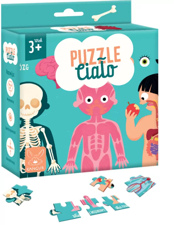 Puzzle Ciało Człowieka 3+ - tantis.pl