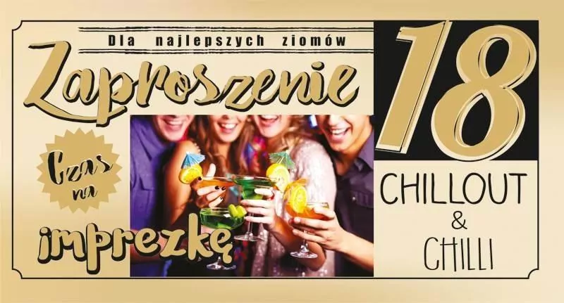 Zaproszenie. Urodziny 18 - tantis.pl