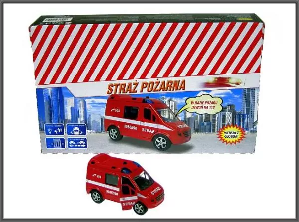 Hipo. Auto Straż z głosem, 11cm - tantis.pl