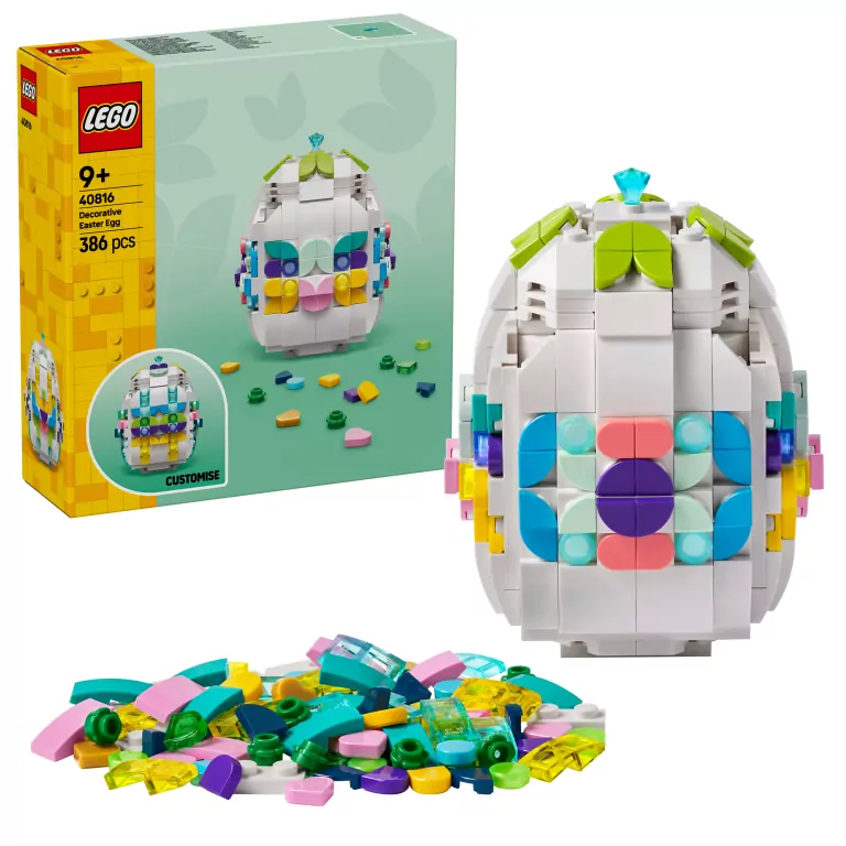 LEGO® Icons. Dekoracyjna pisanka 40816 - tantis.pl