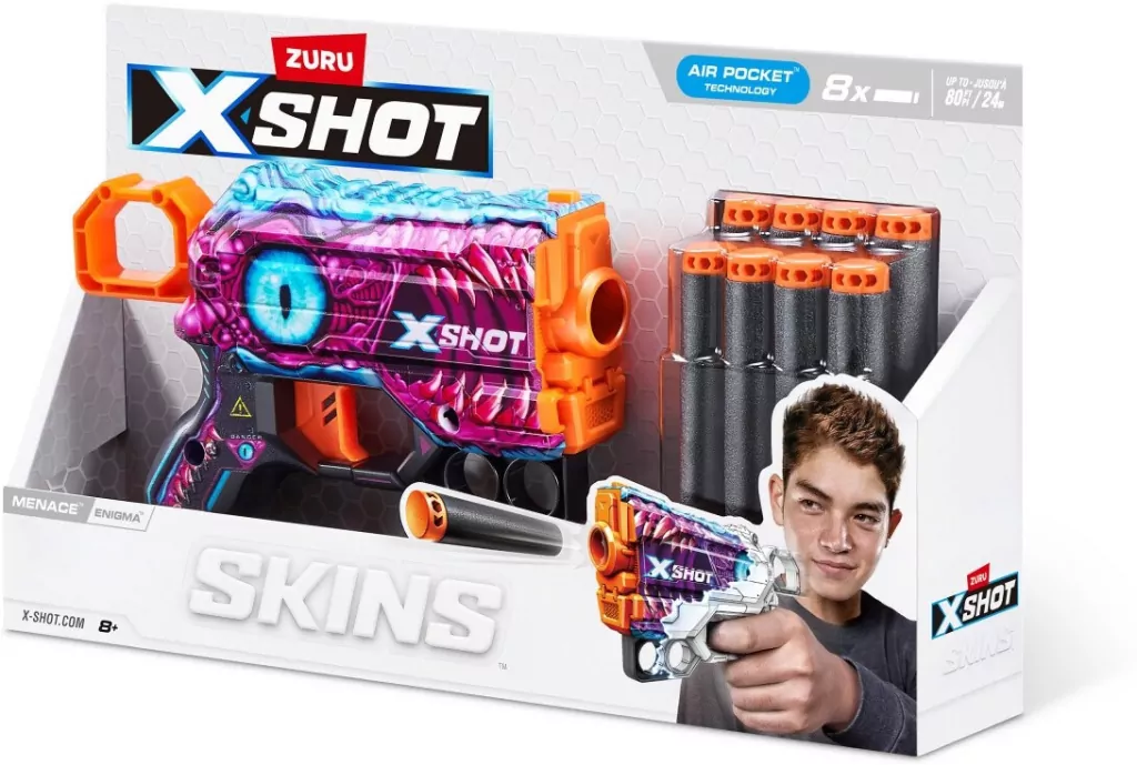 Wyrzutnia SKINS MENACE (8 Strzałek) wzór Enigma - tantis.pl